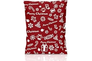 JinRuiKJ Christmas Poly Mailer 10x13 100 Pack - Holiday Shipping Bags for Clothing, Strong Thick and Self Adhesive Mailing Bags - Packaging Bags