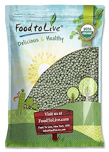 Organic Sprouting Green Peas by Food to Live — 10 Pounds