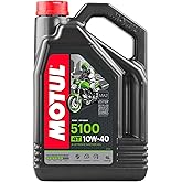 Motul 5100 10W-40 4T Synthetic Blend Engine Oil, 4-Liters
