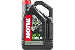 Motul 5100 10W-40 4T Synthetic Blend Engine Oil, 4-Liters