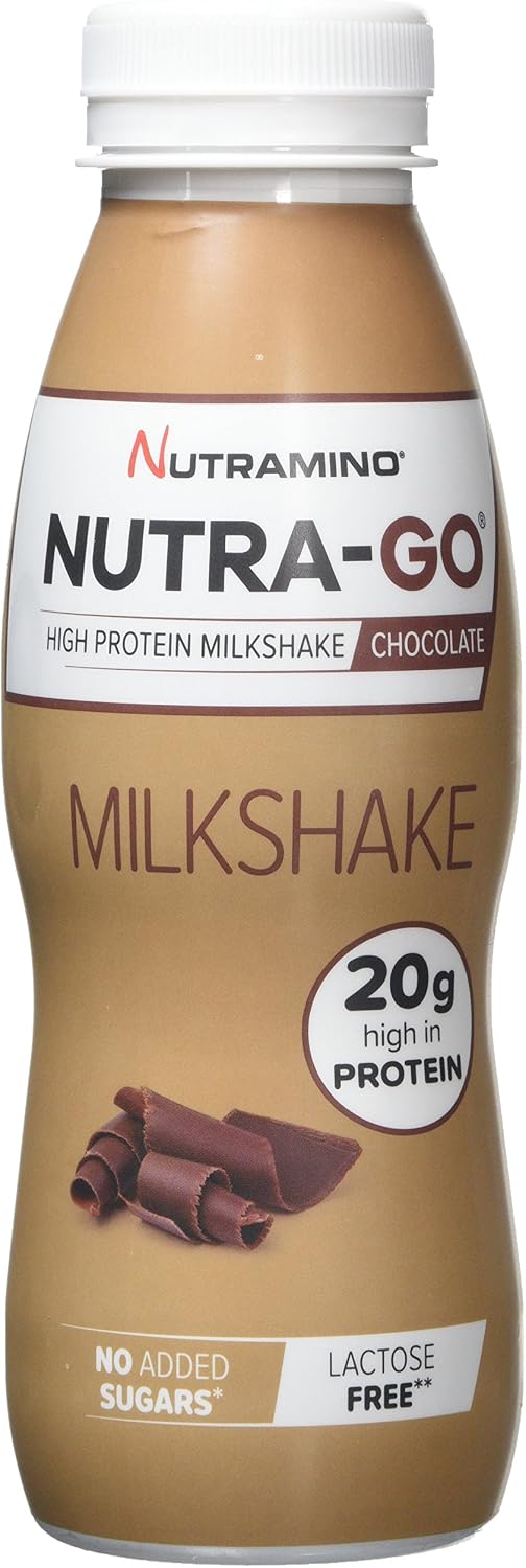 Nutramino Nutra-Go Milkshake, Chocolate, 12 x 330ml