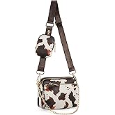 UTO Small Crossbody Bags for Women 3 in 1 Trendy Belt Purse Fashion Designer Mini Cute Sling Fanny Chest Pack