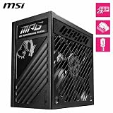 MSI MPG A1000GS 1000W ATX 3.1 PCIe 5.1 Gold PSU Embossed Jacket view 2