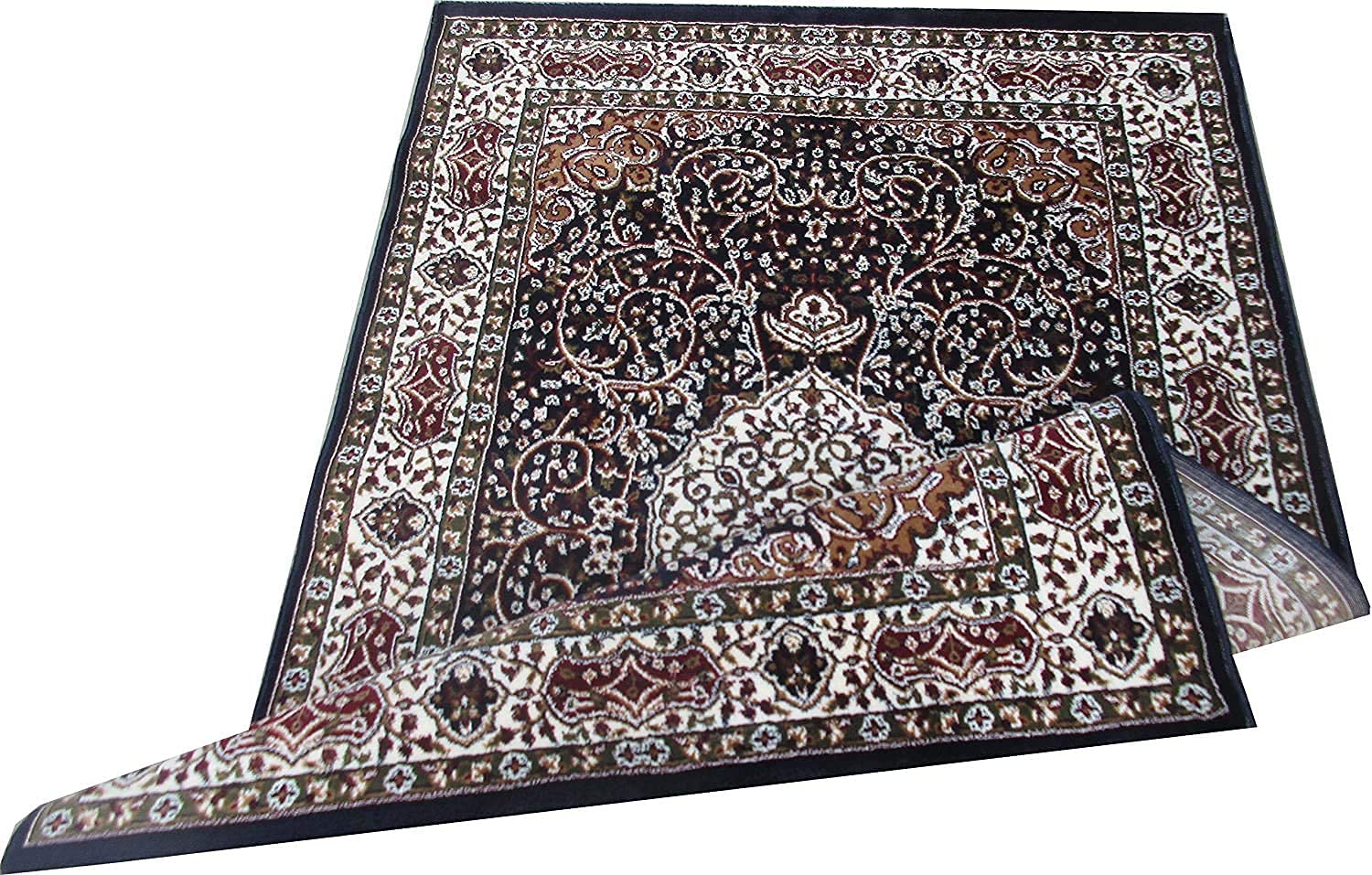 Buy ALI CARPET INDUSTRY Kashmiri Design Silk Carved Carpet for Your