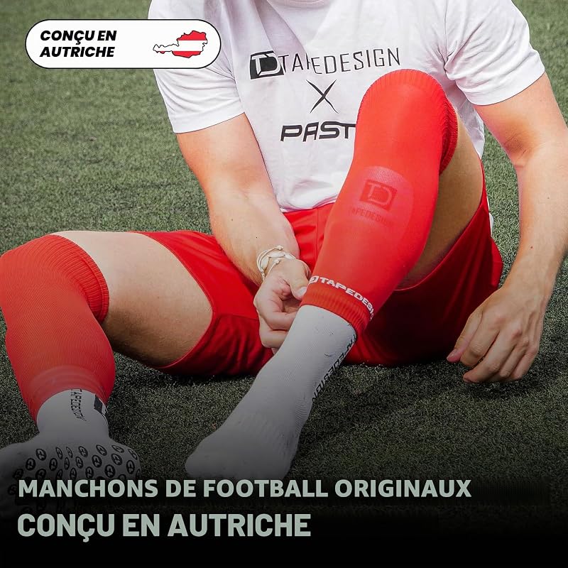 – “TUBES” 1 Paire Chaussettes de Foot Sans Pied Noir - Chaussette Coupe Foot Pour Hommes, Femmes, Enfants - Haute Durabilité, Ajustement Parfait - Manchon Chaussette Football — photo 3 sur 7