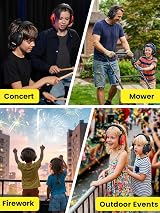 Dr.meter Ear Defenders Kids Hearing Protection 27.4 dB Adjustable view 9