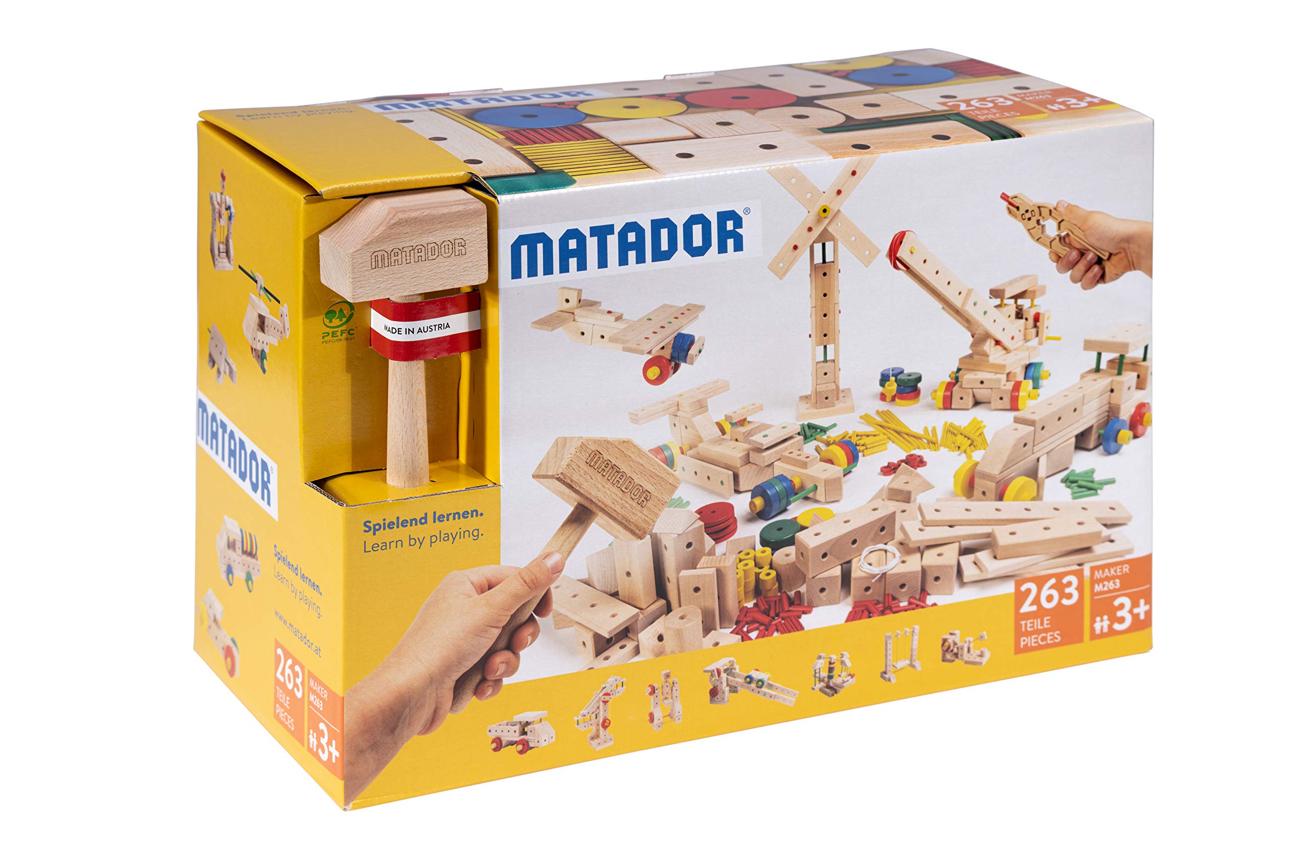 Matador 21263 M263 Construction Kit for Ages 3 Years and Above Wood-Coloured