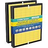 Upgraded Airmega AP-1512HH 200M Filter Replacement for Coway AP-1512HH Air Purifier, HEPA and Activated Carbon Filter(Pet Care, 2Pack)