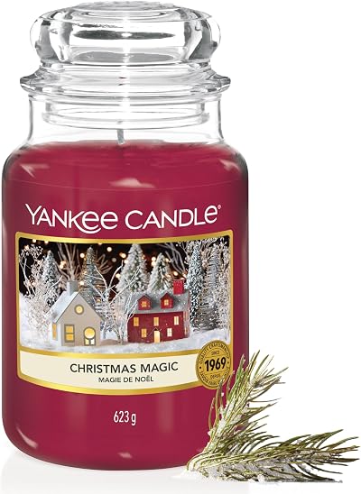 Yankee Candle Christmas Magic Large Jar Scented Candle 150 Hours Burn