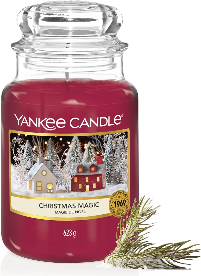 Yankee Candle Christmas Magic Large Jar Scented Candle 150 Hours Burn