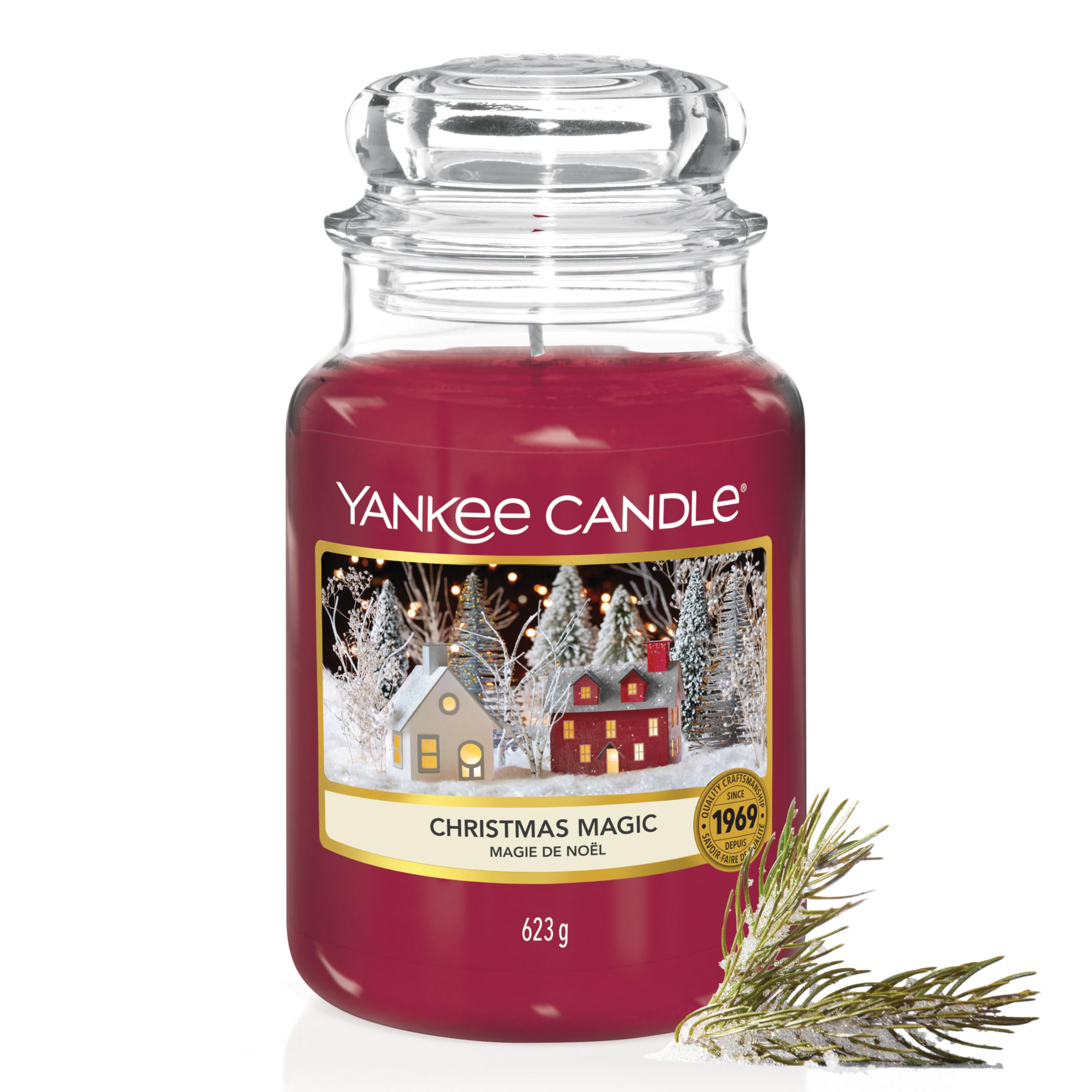 Yankee Candle Scented Candle | Christmas Magic Large Jar Candle | Long Burning Candles: up to 150 Hours | Perfect Gifts for Women