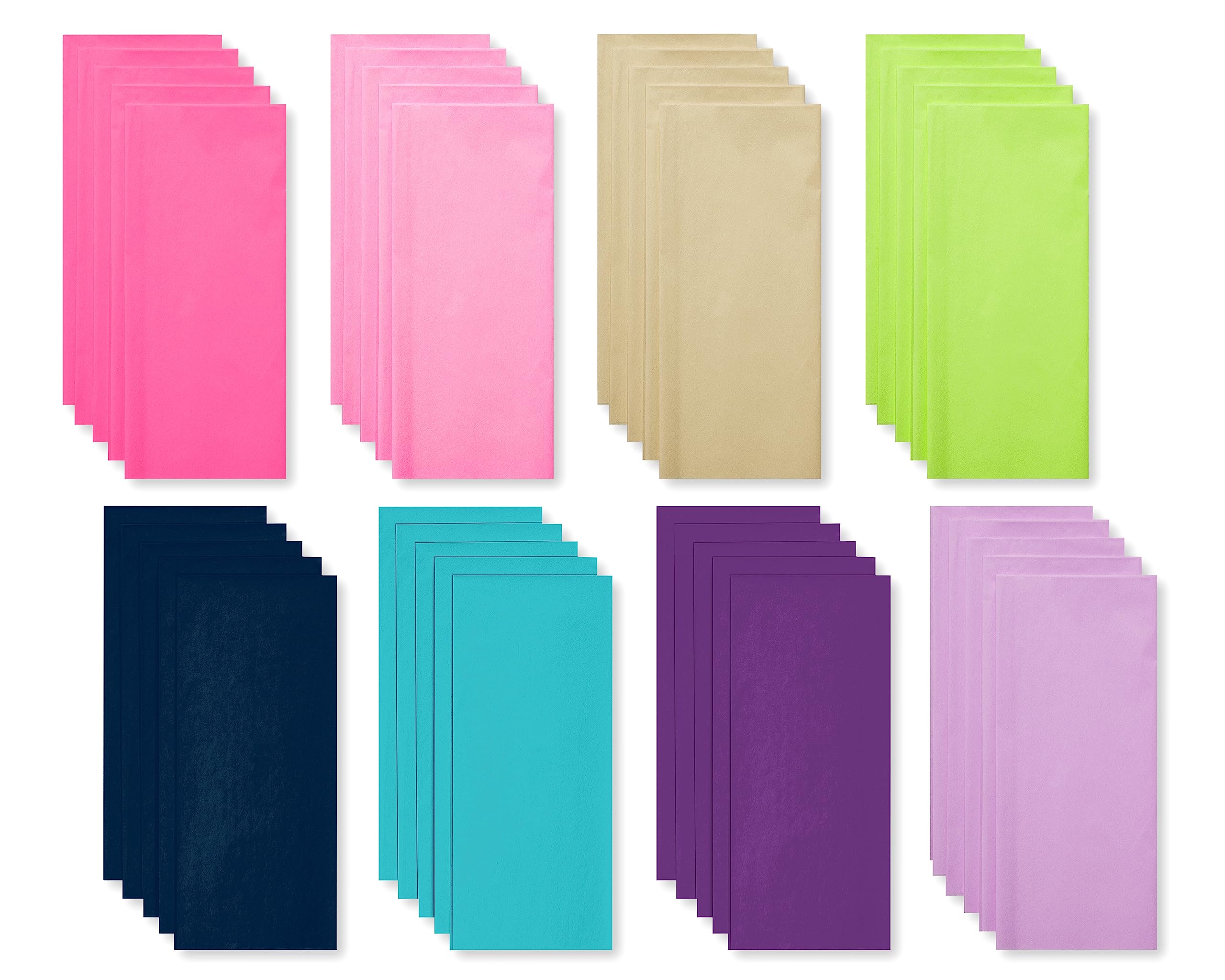 American Greetings 40 Sheet 20 in. x 20 in. Jewel Tone Tissue Paper for All Occasions