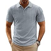 PJ PAUL JONES Mens Polo Shirts Short Sleeve Casual Collared Summer Vacation Shirts Golf Polo Shirts
