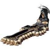 Grim Reaper Polyresin Incense Stick Holder Burner with Ash Catcher
