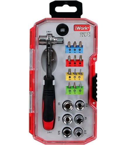 Amazon.com: Olympia Tools iWork 2-In-1 Ratchet Driver Set, 76-508