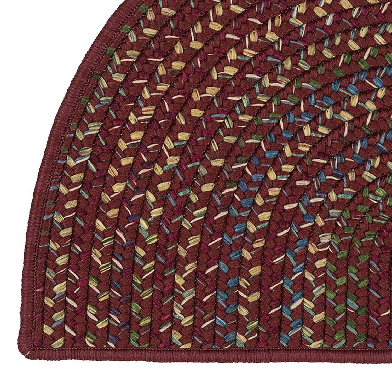 Rustic Country Kitchen Fireplace Rug Entryway Half Circle Mat Fire