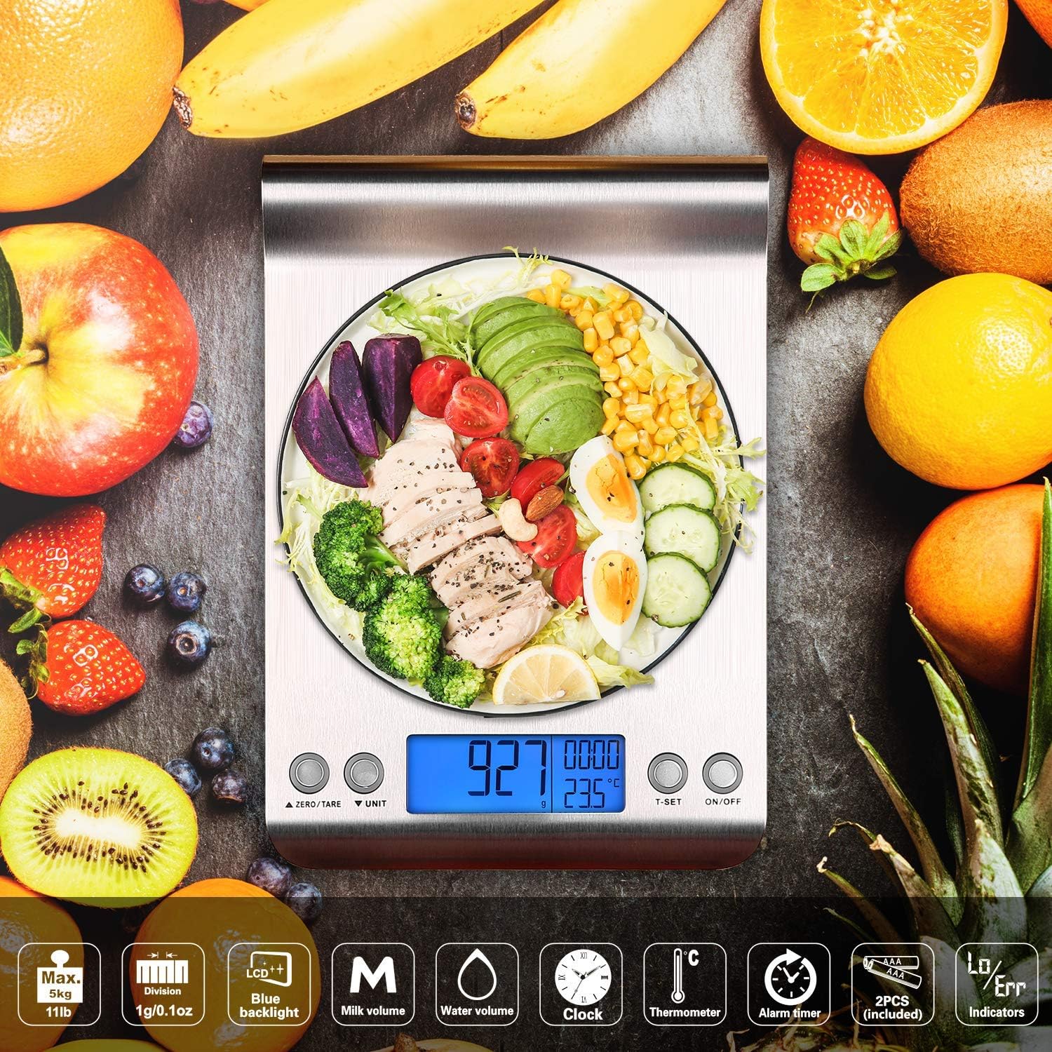 review Uten Barbecue Grill Portable Bundle Digital Kitchen Foods Scale