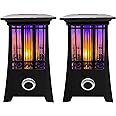 PIC Solar Flame Effect Patio Lantern Bug Zapper, ½ Acre Coverage, 2 Pack