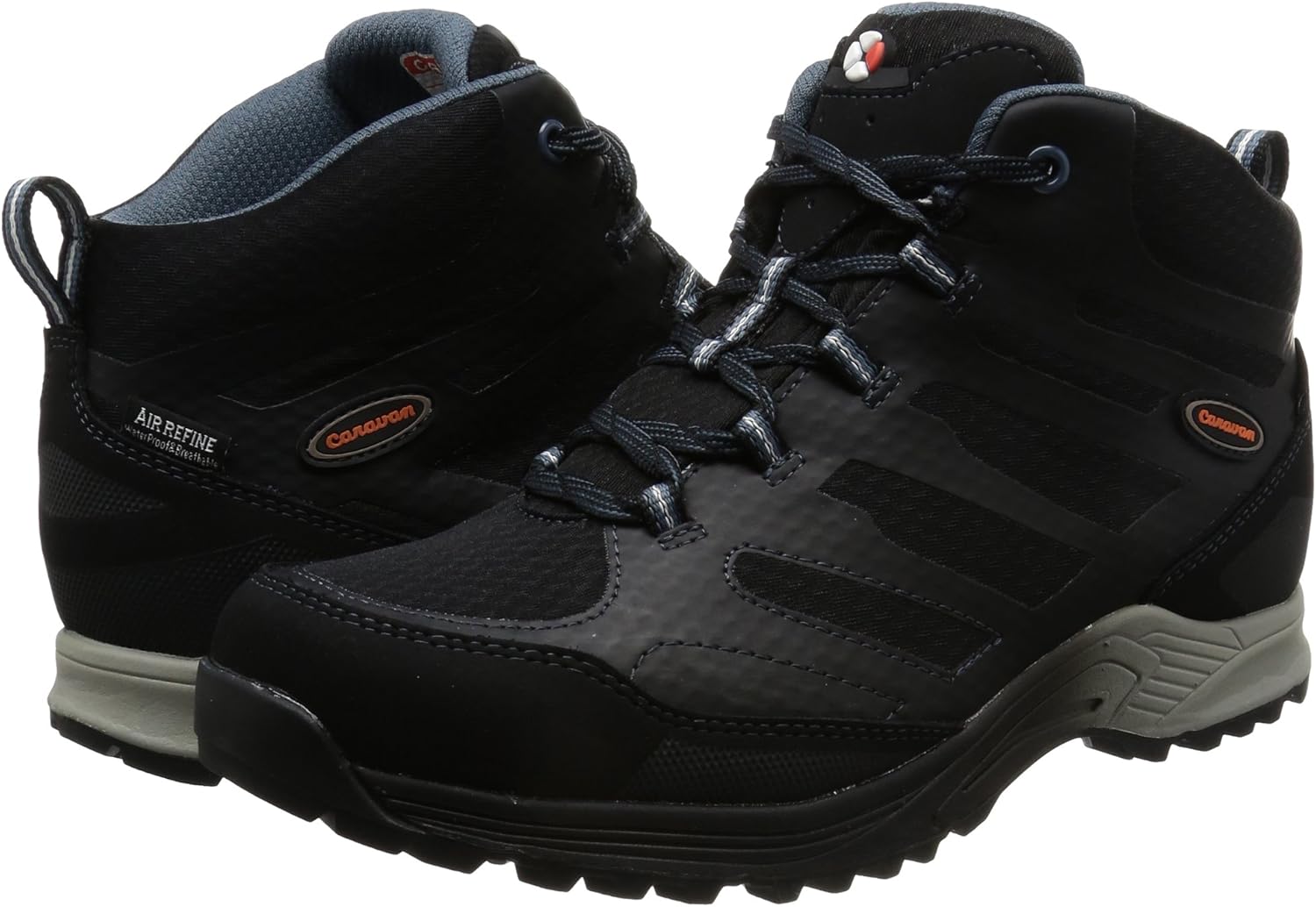 Amazon キャラバン トレッキングシューズ C1 Ac Mid 8 ブラック ブルー 25 5 Cm 3e クライミング