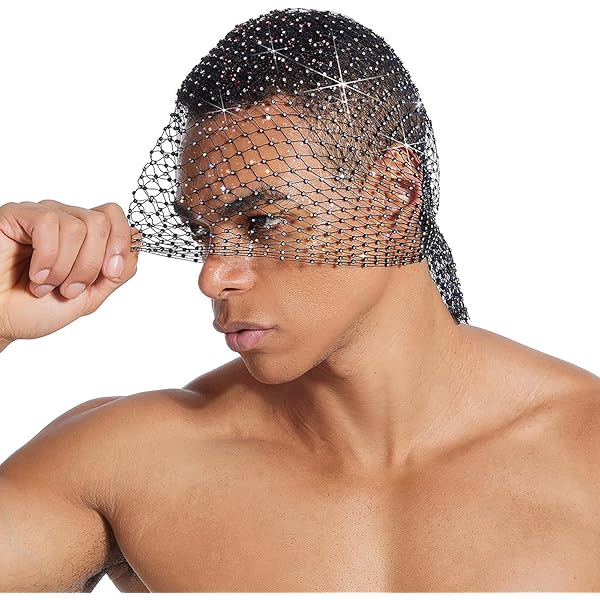 Sprankelende Strass Gezichtsmaskers Crystal Mesh Mask Shine