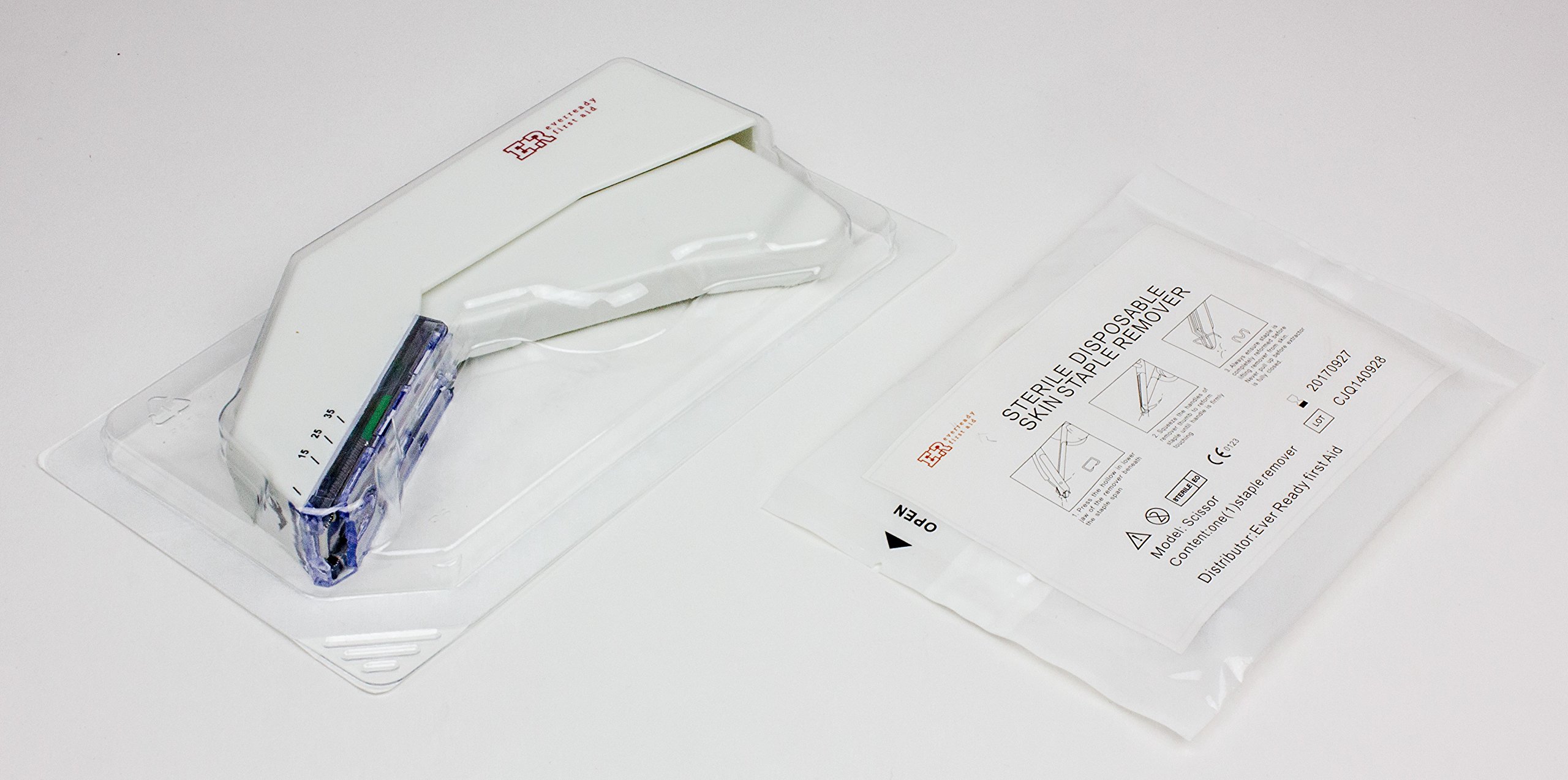 Ever Ready First Aid Sterile Disposable Surgical Skin Stapler with
