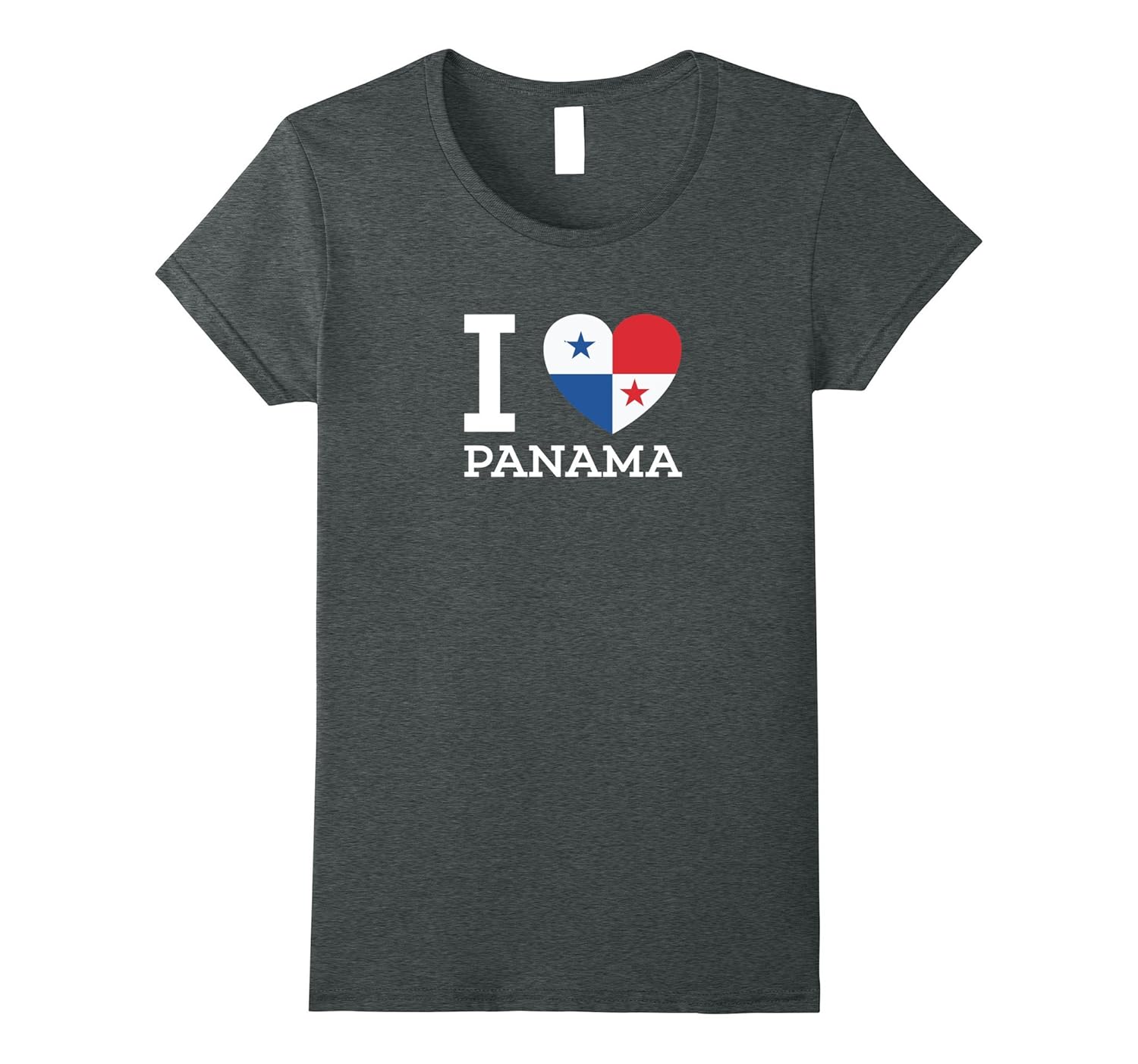 I Love PANAMA Flag Heart special T Shirt for Panama Lovers4LVS