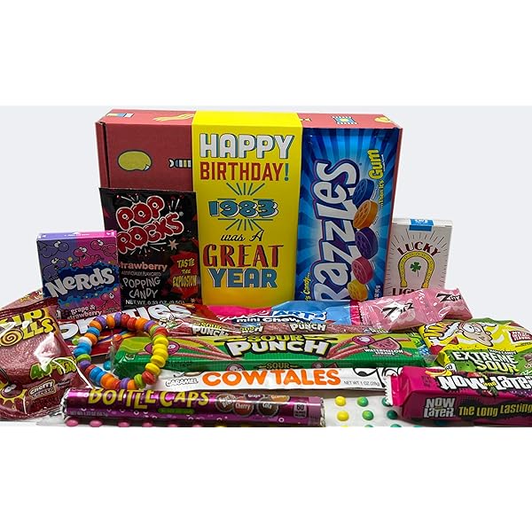 Amazon.com : RETRO CANDY YUM ~ 1984 41st Birthday Nostalgic