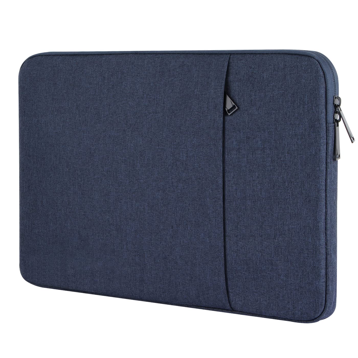 Boojarr 13 Laptop Sleeve Compatible with 13 Inch MacBook Air/Pro, 14 Inch MacBook Pro, Tablet iPad Protective Case, 13.3-14 Inch Notebook Waterproof Shock Resistant Bag, Dark Blue