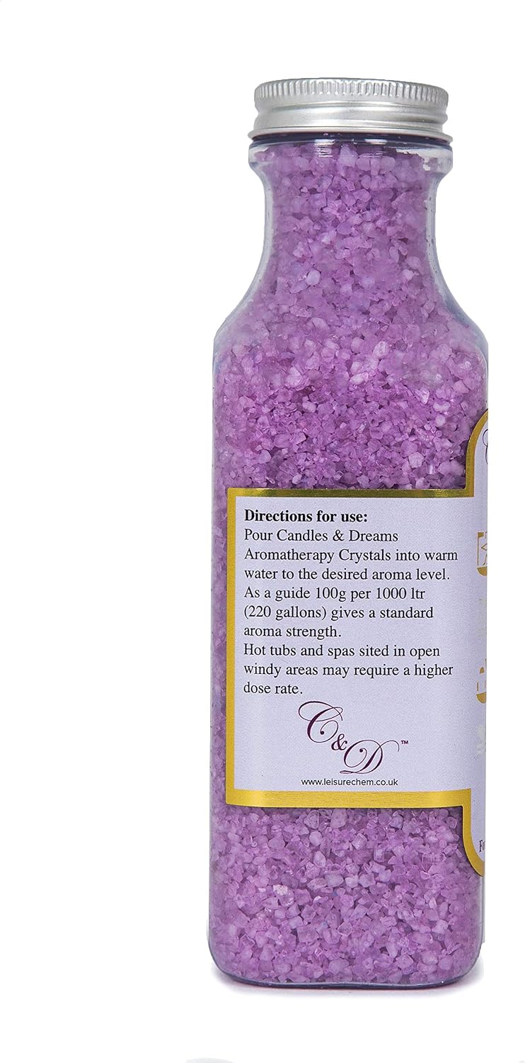 Candles and dreams Hot tub Spa / Bath Aromatherapy Scents Crystals (Neroli Citrus & Lavender) Vegan (500g) - Image 3