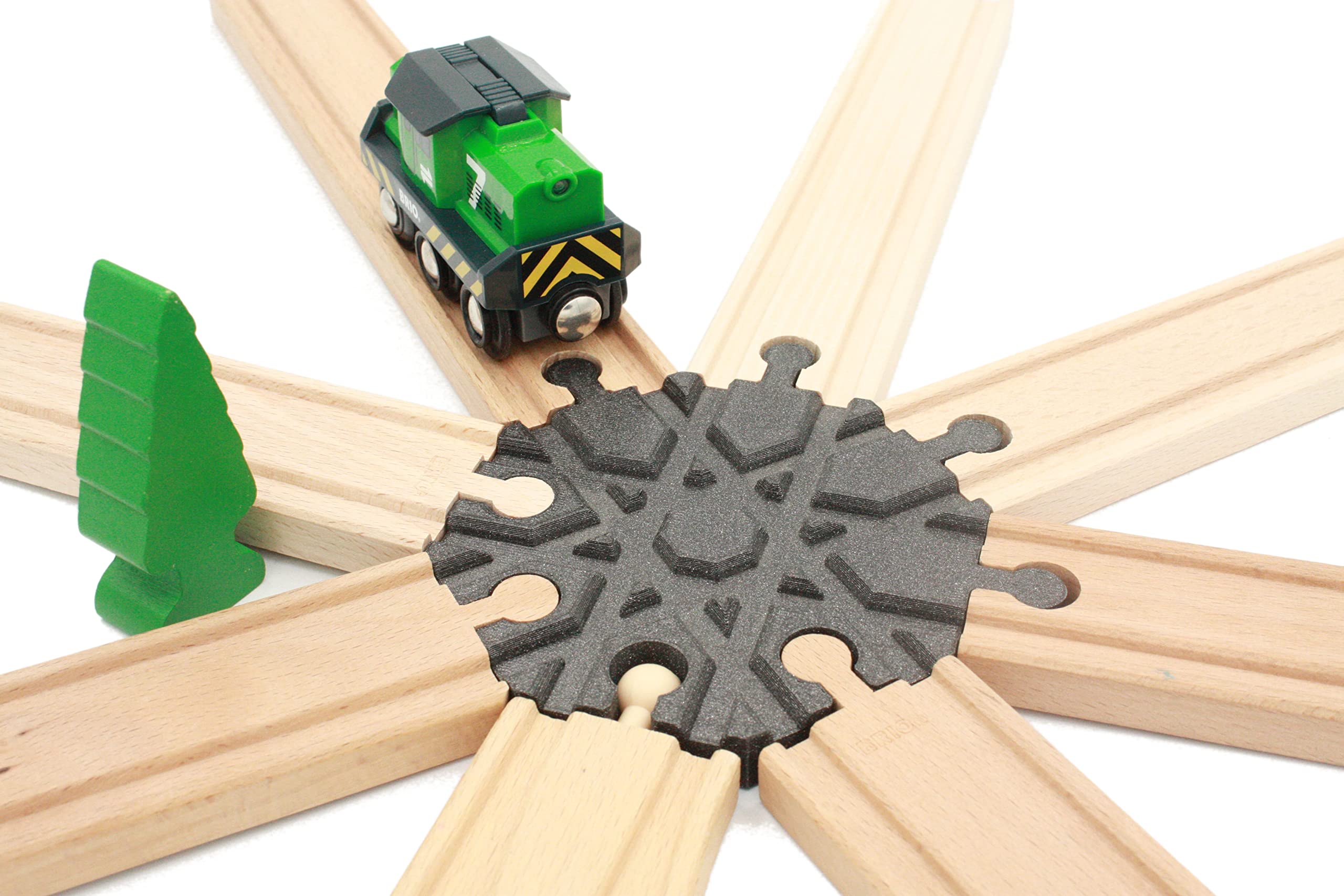 Locorico- Wooden Train Crossing (8 Ways)
