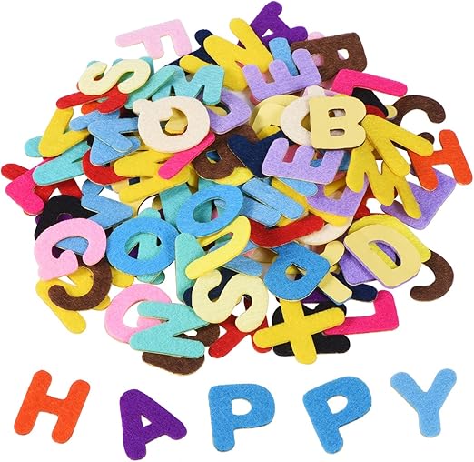 1 Inch Felt Alphabet Stickers SelfAdhesive Letters Sticker for DIY