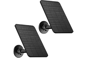 SANKABA Solar Panels for Blink Outdoor Camera,4W Solar Charger for Blink Camera Compatible with Blink XT/XT2 & Outdoor Camera& SimpliSafe Cam,Waterproof Solar Panel with 13.12Ft Charging Cable(4W-2PCS)
