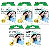 Fujifilm Square Instant Film 10 Pack (100 exposures) for SQ1 | SQ6 &amp; SQ10 Cameras, (5 items)