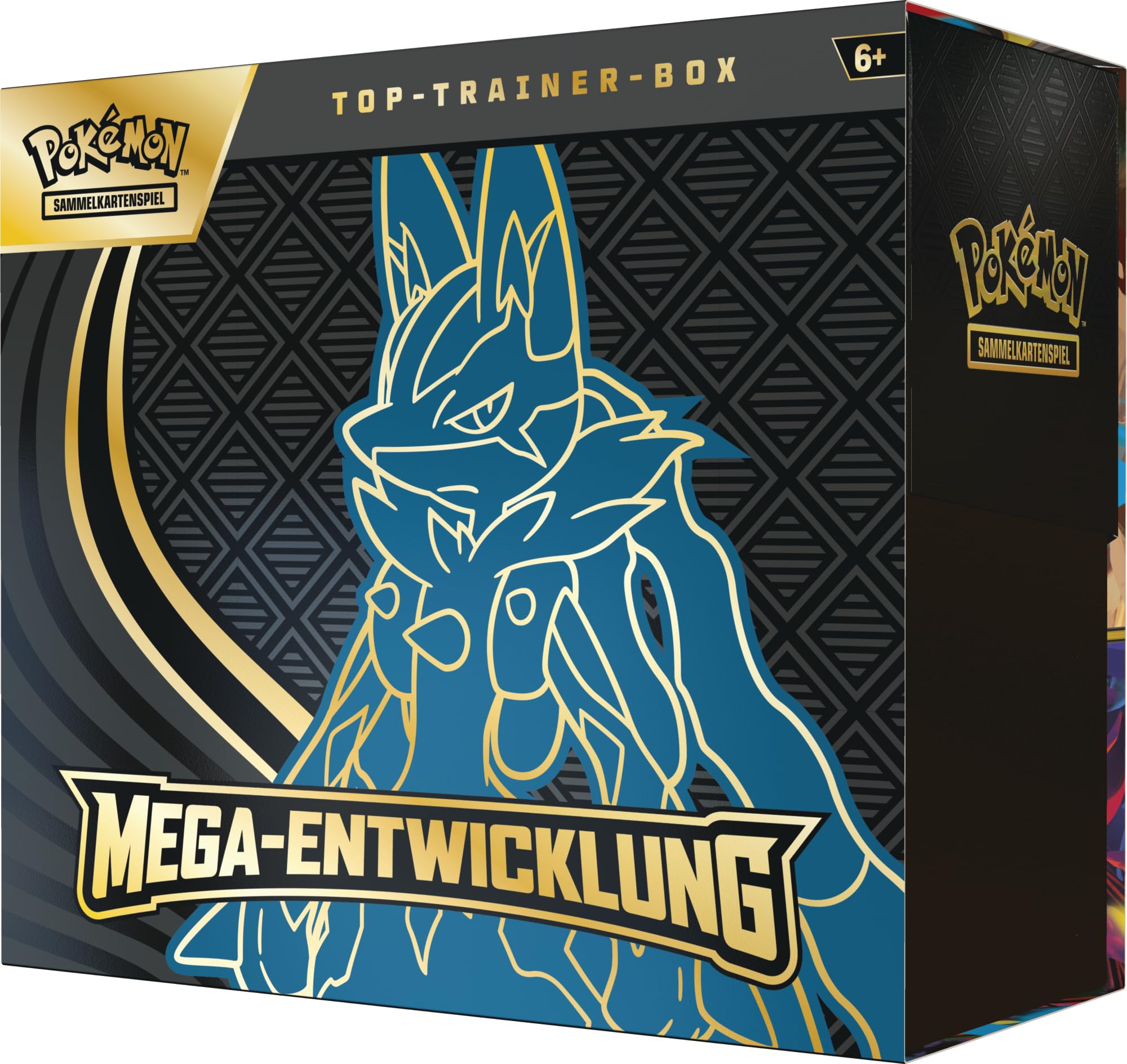 Pokémon-Sammelkartenspiel: Top-Trainer-Box Mega-Entwicklung: Lucario (1 Vollbild-Promokarte, 9 Boosterpacks & Zubehör) 5