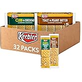 Keebler Sandwich Crackers, Lunch Snacks, Variety Pack (4 Trays, 32 Packs)