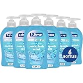 Softsoap Antibacterial Hand Soap, Cool Splash Scent, 11.25 fl oz (6 Pack) | Paraben-Free, Phthalate-Free, Washes Away Germs, Bathroom Hand Soap, Kitchen Hand Soap, Daily Handwashing, Gentle on Hands