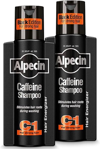 Alpecin Caffeine Shampoo C1 Black Edition 2 x 250 ml Men