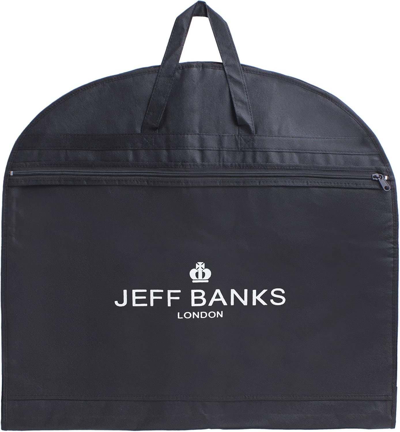 Men's Black PVC Suit Carrier by Jeff Banks Menswear Hardwearing Suit