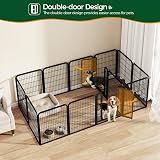 Yaheetech Lightweight Dog Playpen 16 Panels 80cm Fence Exercise Pen Portable view 4