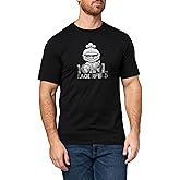 Karl Lagerfeld Mens Crewneck Short Sleeve Graphic Design Relaxed Fit T-Shirt