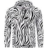 Funny World Men's Animal Print Sweatshirts Hoodies Long Sleeve Graphic Halloween Shirts