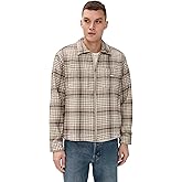 OBEY Men's Arker Zip Flannel Shirt Jacket
