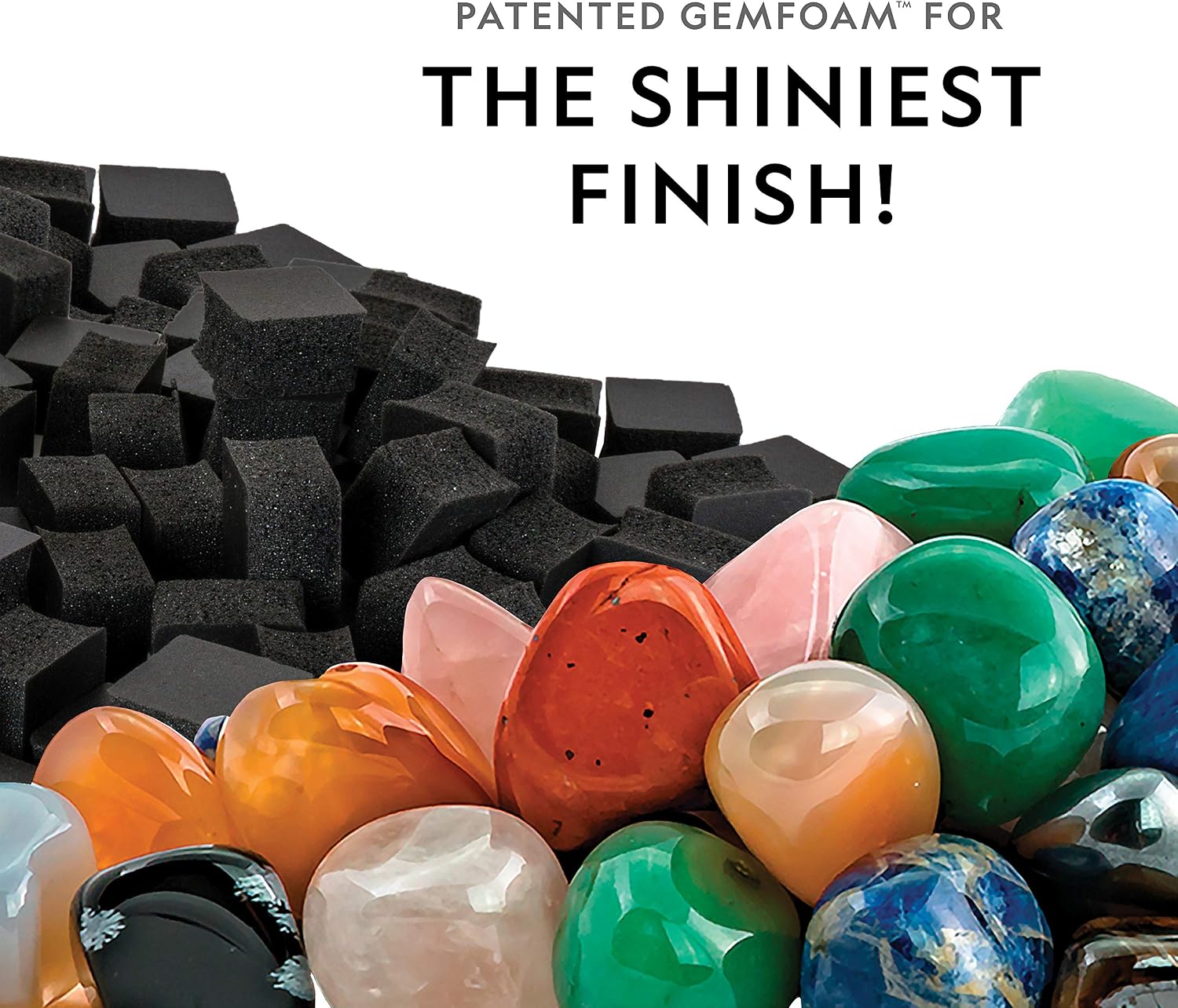 NATIONAL GEOGRAPHIC Hobby Rock Tumbler Kit, Rock Polisher for Kids & Adults, Durable Noise-Reduced Barrel, Rocks - Image 5