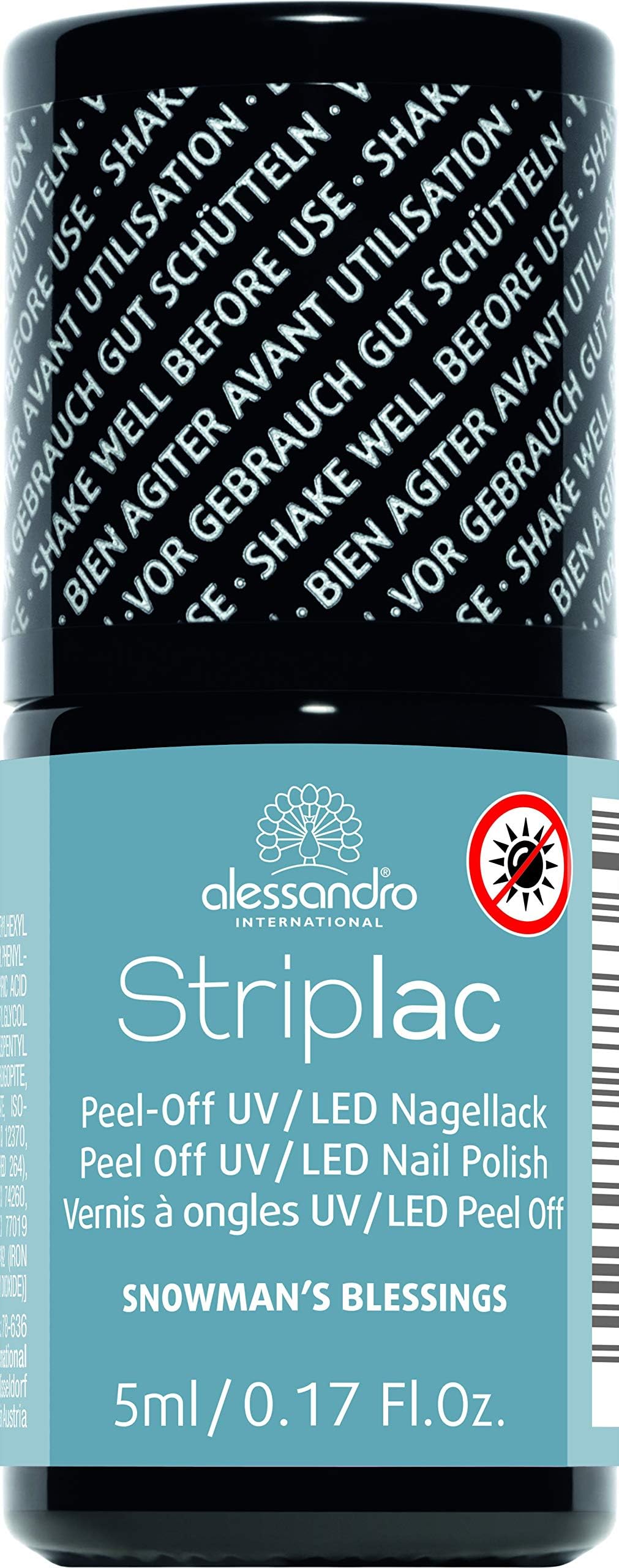 alessandro Striplac Snowman's Blessings Azure Blue 5 ml
