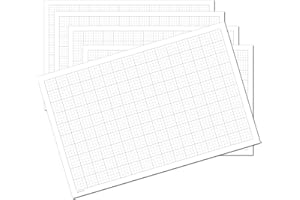 MPC Brands Quadrille Grid Blueprint and Graph Paper (1 Pack 11 x 17) White