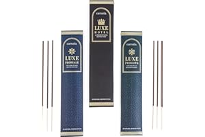 Carnatia Luxe Hotel Collection Incense Sticks – Set of 2 Premium Scents Inspired by Serene Stays & Boutique Retreats | Slow-Burning, Long-Lasting Incense for a Relaxed & Refined Home Ambiance!