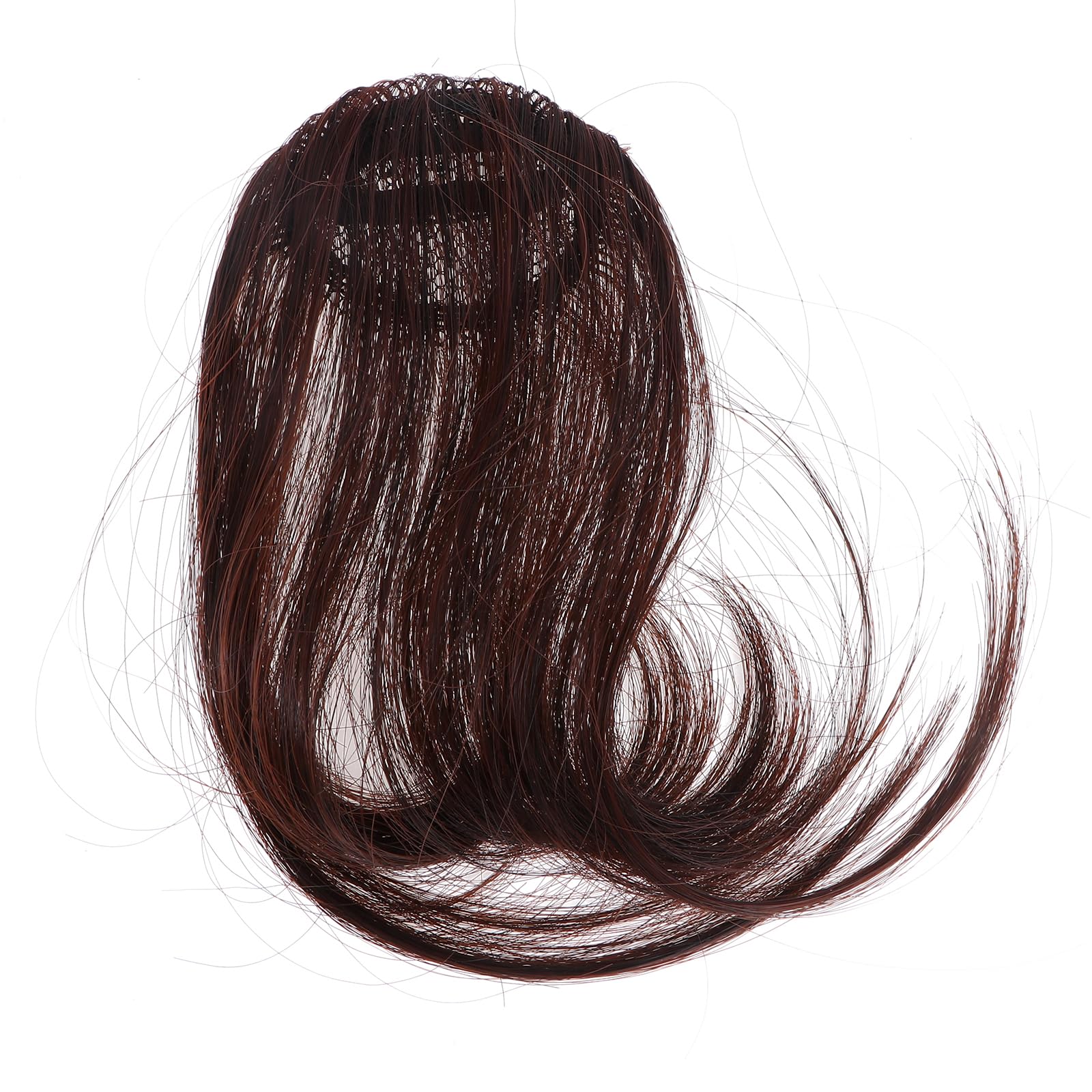 FOMIYES Fake Fringe: Air Bangs for Women wigs with bangs clip on bangs black Fake Ponytail clip in bangs real human fake bangs side bangs human hair bangs