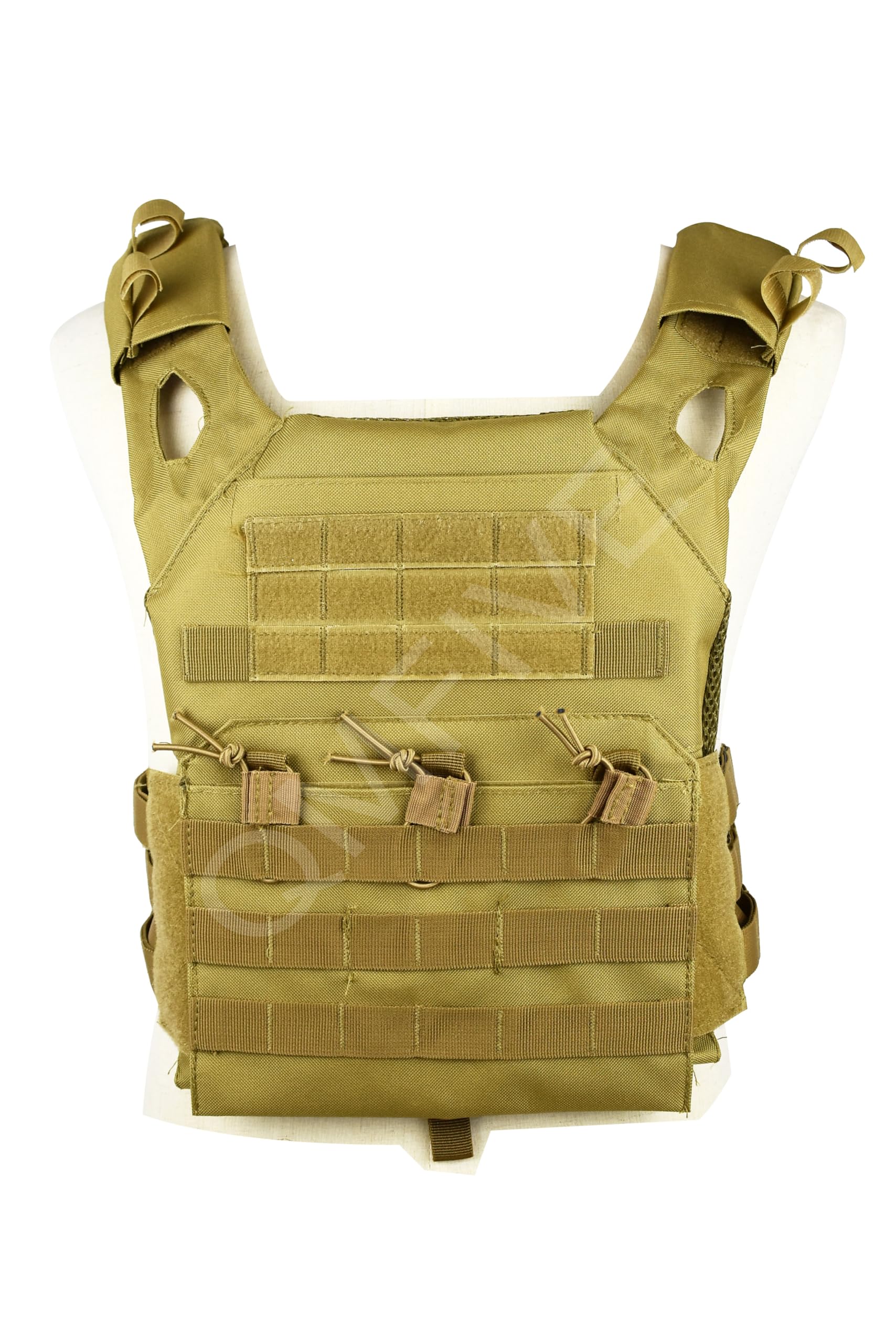QMFIVE Airsoft Vest, Plate Carrier, JPC Tactical Combat Vest Military Wargame Molle Plate Carrier Outdoor Uniform Combat Gear (JPC-DE)