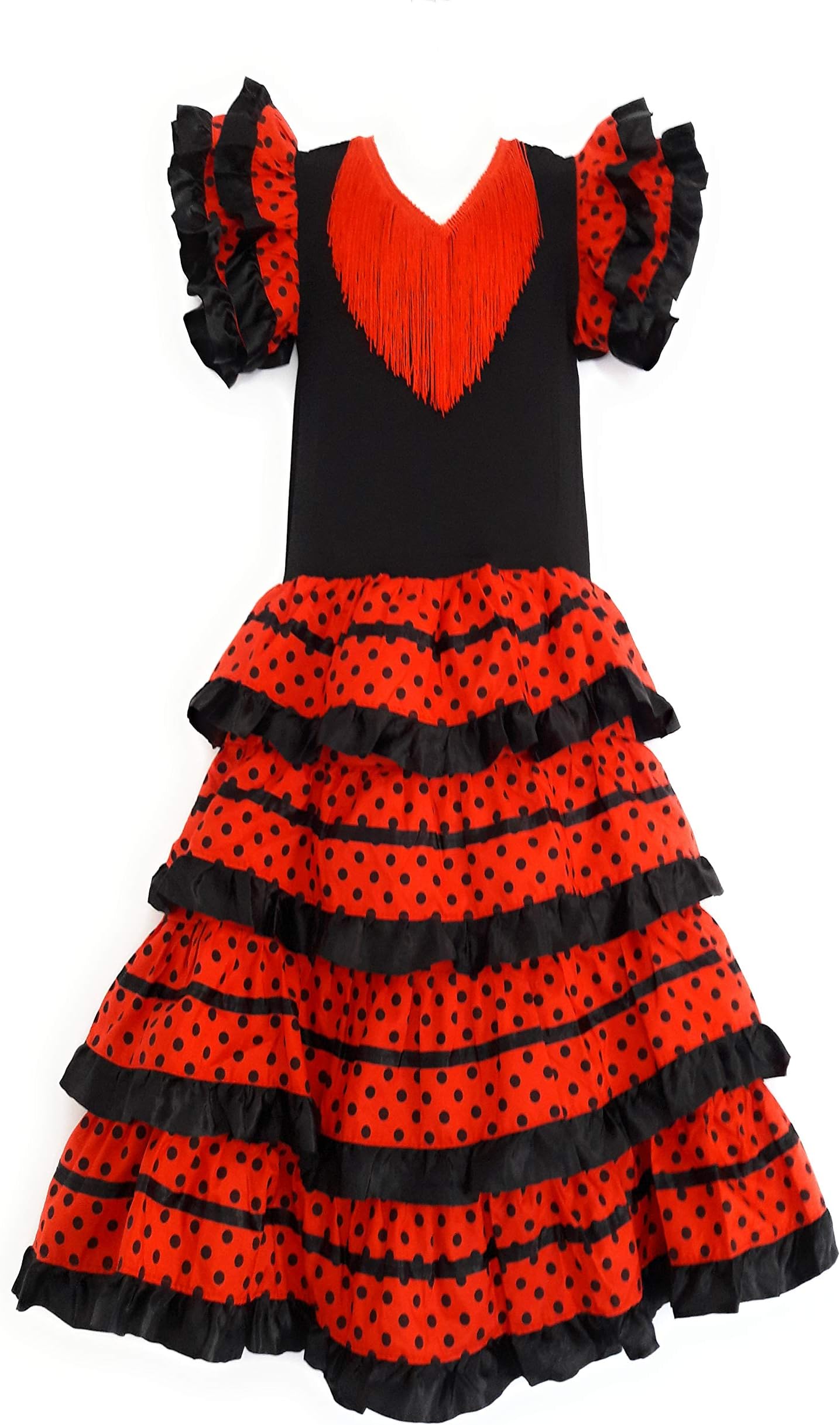 Flamifeel Girls' Cut-Out Dress Red Red