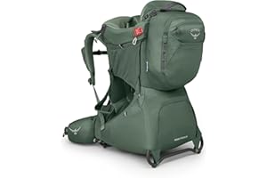 Osprey Poco Premium Child Carrier Backpack - Deluxe Kid Carrier for Hiking with Built-in Sunshade, Removable Daypack, and Adj